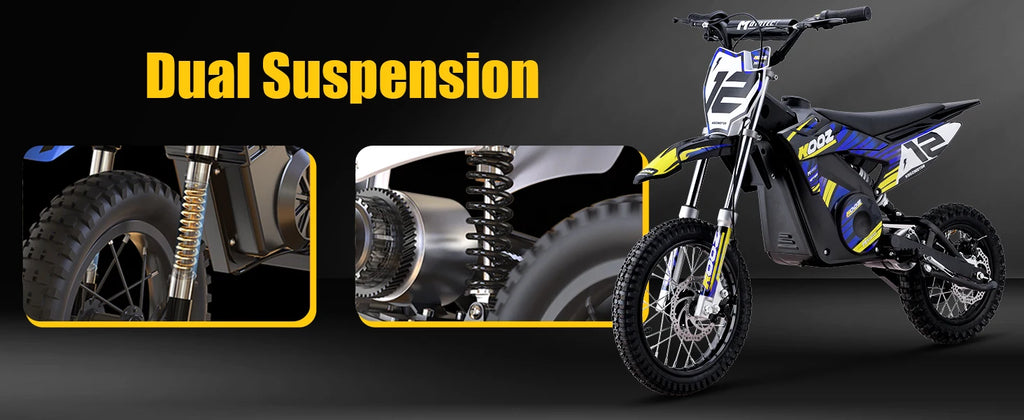 36V 1000W Electric Dirt Bike for Kids, , Up to 18 MPH & 15 Miles