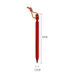 10Pcs/lot 18cm Aluminum Alloy Yard Canopy Tent Pegs Garden Stakes Ground Nail Heavy Duty