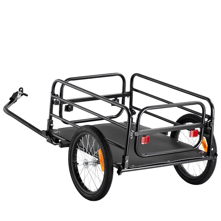 Bike Cargo Trailer 160 lbs Capacity Heavy-Duty