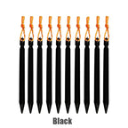 10Pcs/lot 18cm Aluminum Alloy Yard Canopy Tent Pegs Garden Stakes Ground Nail Heavy Duty