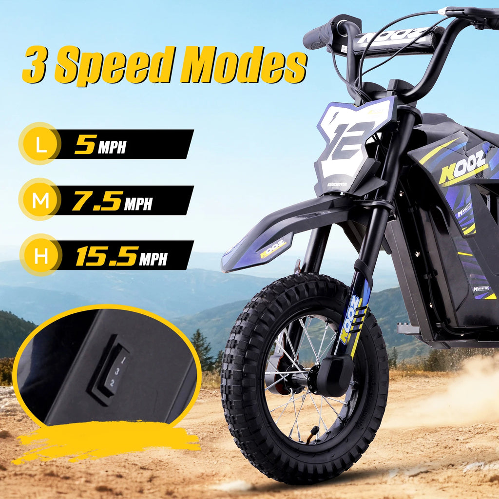 36V 300W Electric Dirt Bike Kids, , \ to 15.5 MPH