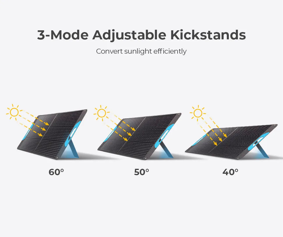200W Portable , Waterproof Foldable  Solar Charger