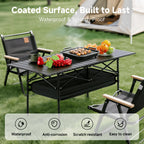 Camping Table, Fold Up Lightweight,  Portable Roll Up