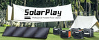 400W Foldable Solar Panel High-Efficiency  Charger