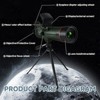 Digital Spotting Scope with Screen  4K Smart Telescope with Tripod