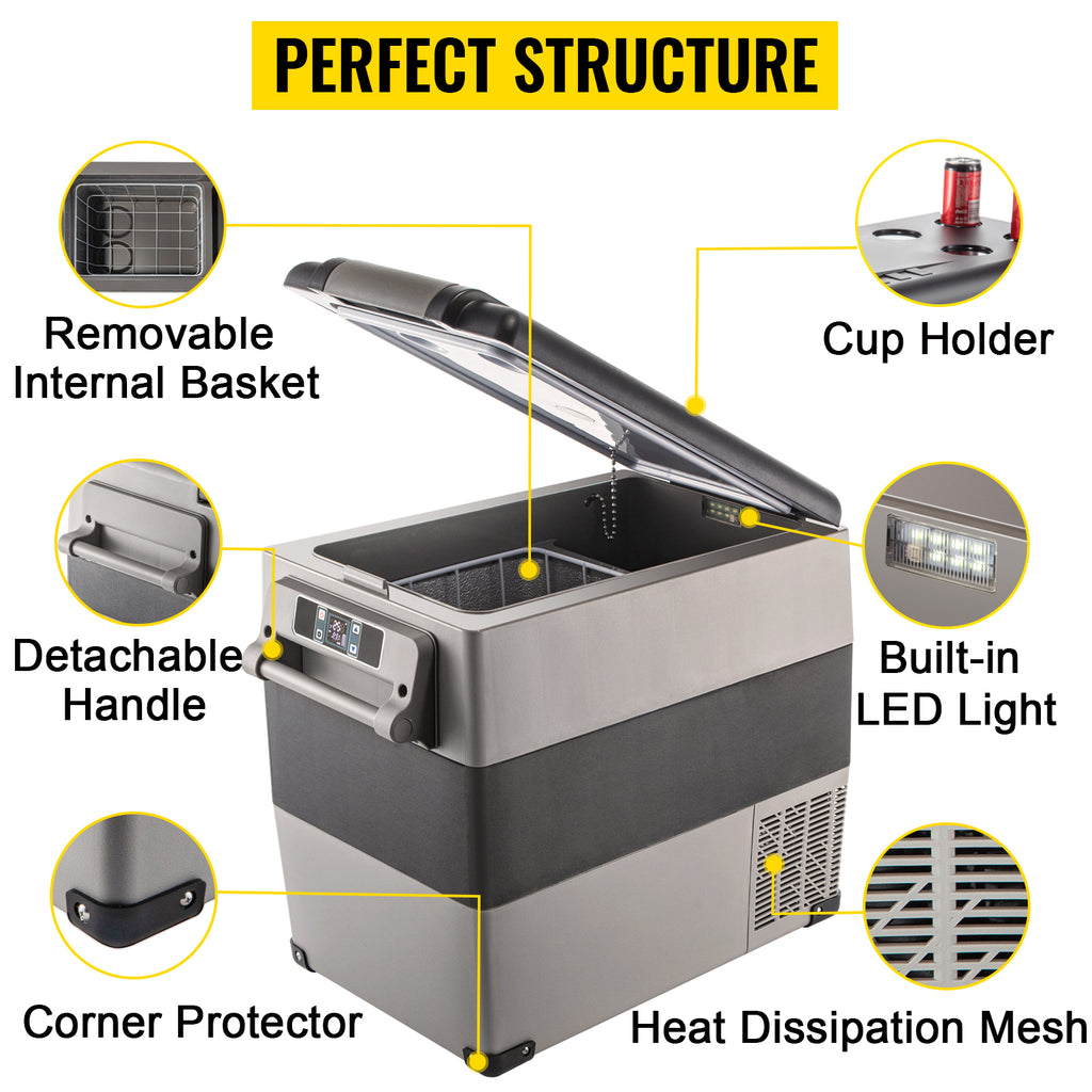 20 L -  55L Car Mini Fridge Freezer  DC 110-240V Camping