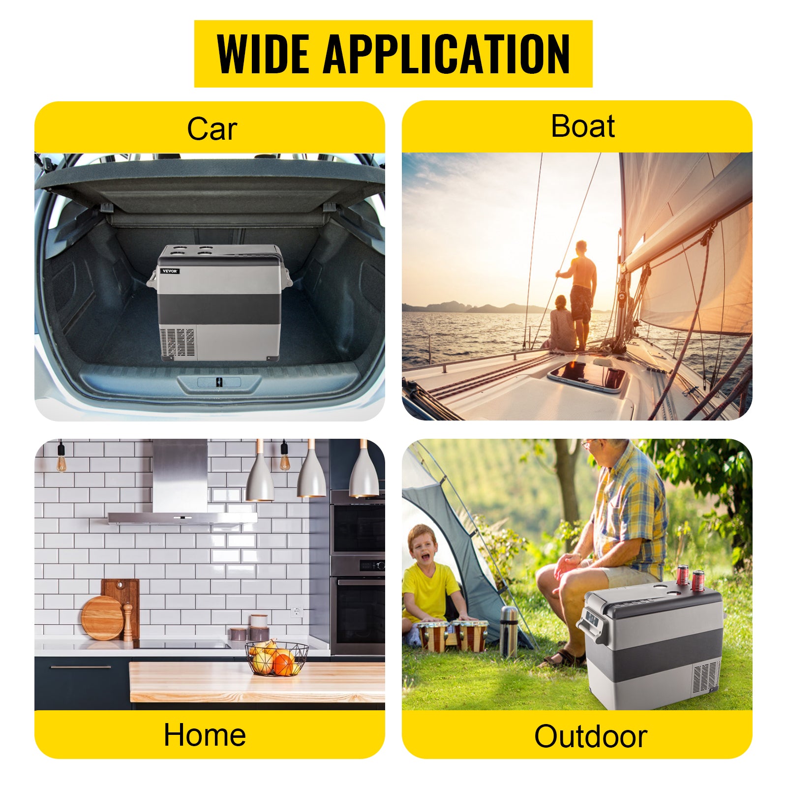 20 L -  55L Car Mini Fridge Freezer  DC 110-240V Camping